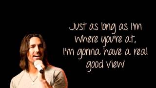 Jake Owen Anywhere With You Lyric Video)