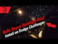 Installing Rolls Royce Style Star Headliner On My Dodge Challenger