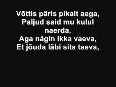 Krick feat Whiz - Kui sul on kopp ees lyrics