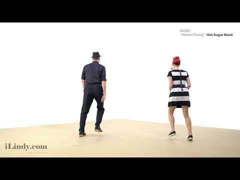 How to Swing Dance for Beginners - Part 2: 6 Count Footwork - Music Training video