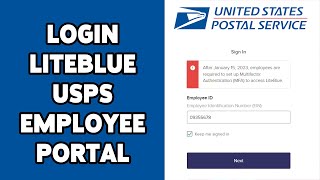 How To Login Liteblue USPS Employee Portal 2024 | Liteblue USPS Employee Account Sign In Guide