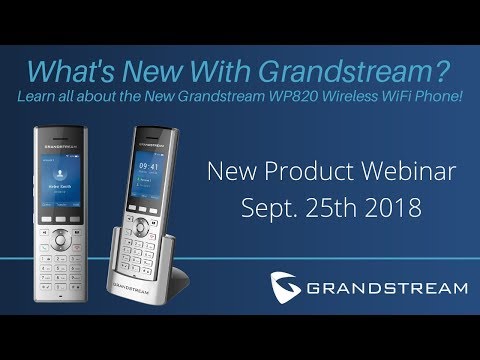 Telefonas VoIP Grandstream WP 820 / GWP820 video