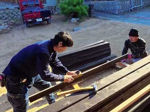 Making of the Hinoki Deck and Fence