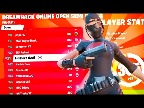 CÓMO ME CALIFICÉ PARA LAS FINALES DE DREAMHACK (Fortnite Battle Royale)