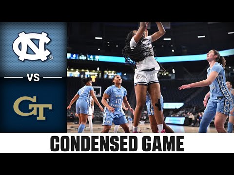 North Carolina vs. Georgia Tech Condensed Game | 2025-26 ACC Women's Basketball