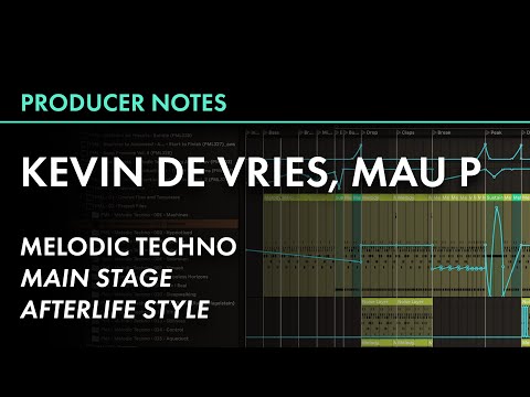 Kevin de Vries, Mau P "Metro" Style | Melodic Techno Main Stage, Afterlife | Producer Notes 002