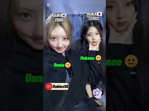 Ruka look so done with Rami🤣(please subscribe ☺)#babymonster #rami #ruka #ahyeon #pharita