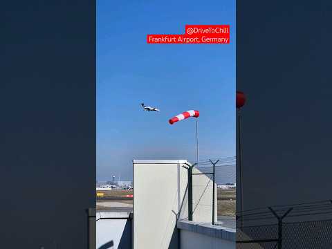 Speedy Landing by private Charter Plane at Frankfurt Airport Germany