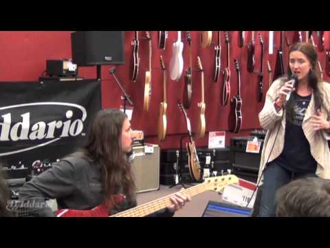 Bryan Beller and Kira Small Perform Ain't No Sunshine at Guitar Center in Long Island City