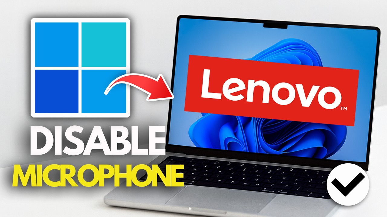 How to Enable or Disable the Microphone on a Lenovo Laptop - FULL GUIDE