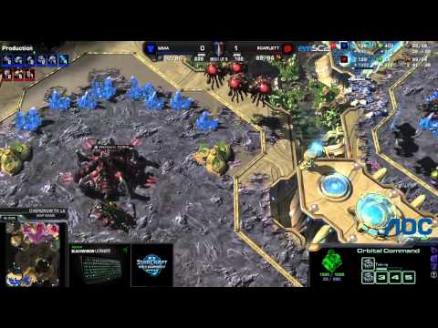 TvZ Scarlett vs MMA -g2- Overgrowth - Starcraft 2 HD polski komentarz