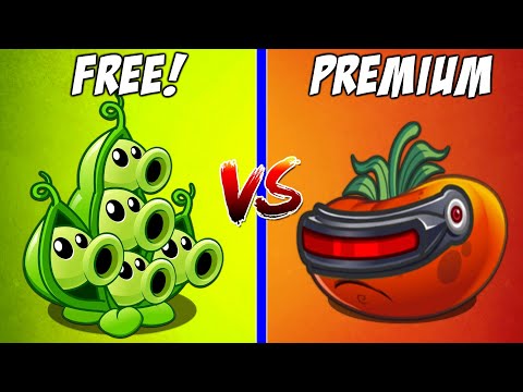 PvZ 2 - PEA POD vs ULTOMATO - Who Will Win? PvZ Free vs Premium.