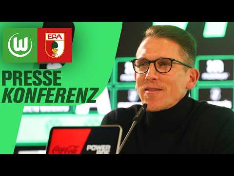 RE-LIVE | PK mit Daniel Bauer & Manuel Baum nach VfL Wolfsburg - FC Augsburg | Bundesliga 2025/26
