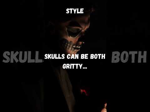 Skull Glam: From Gritty to Glitzy, 💀✨ The Dual Magic of Rocking Skull Jewelry! 💍🌟 #gritty #glitzy