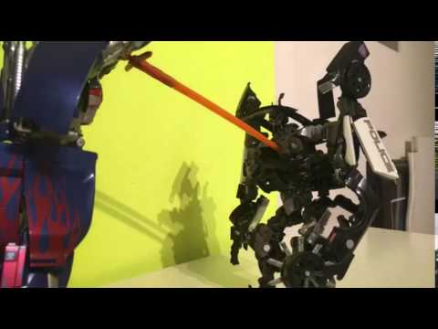 Transformers: Optimus Prime Vs Barricade P2 HD Rough Cut
