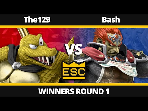 ESC 18 Winners Round 1 - The129 (King K. Rool) Vs. Bash (Ganondorf) - SSBU Local Tournament