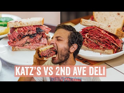Which NYC Jewish Deli is Best? Katz's vs 2nd Ave Deli | Jeremy Jacobowitz