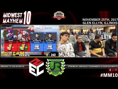 Midwest Mayhem 10 2v2 POOLS WINNERS SEMIS: Hackoru & Tyroy vs. Drystan & Ventra