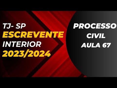 Processo Civil- Concurso Escrevente 2023 TJSP- Aula 67- Recursos