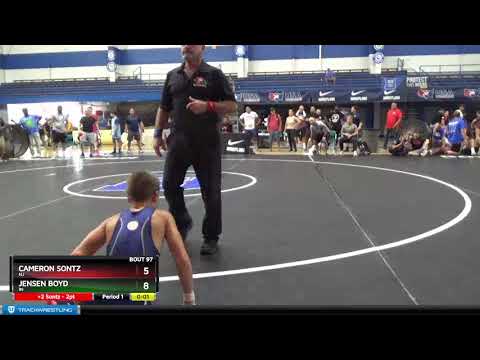 41 Lbs 1st Place Match - Cameron Sontz, NJ Vs Jensen Boyd, IN E567