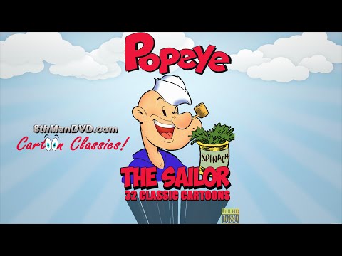 POPEYE THE SAILOR MAN COMPILATION: Popeye Bluto and more! (Cartoons for Children) (HD 1080p)
