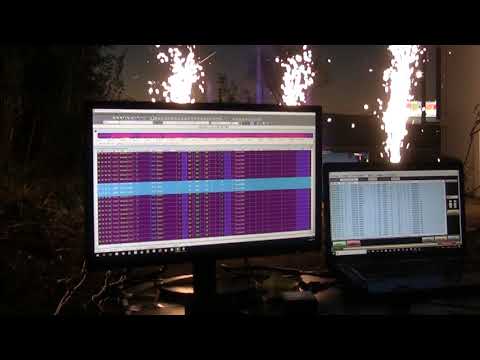 ShowDirector CONTROL how to start a show for Flame Projectors and Fountains
