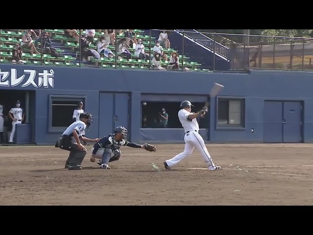 【ファーム】打った瞬間の当たり!! ファイターズ・今井の勝ち越しとなる2ランホームラン!! 2020/8/5 F-S(ファーム)