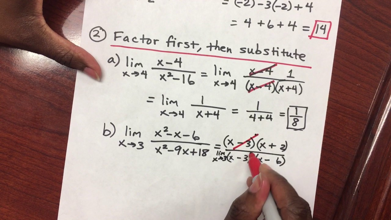 Finding Limits Algebraically | BrightMath