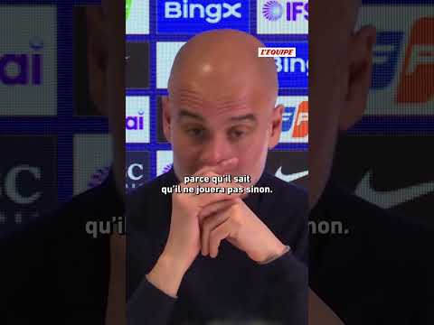 🤔​ Quand Guardiola demande plus de régularité à Rayan Cherki... #manchestercity #cherki #football