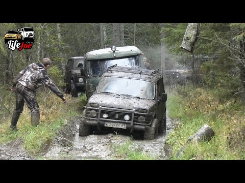 Офф роуд 2019. Грязь не отпускает нас. УАЗ 31512 утонул и не заводится. Вторая часть
