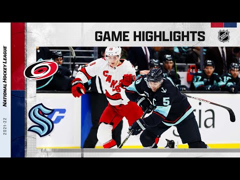 Hurricanes @ Kraken 11/24/21 | NHL Highlights
