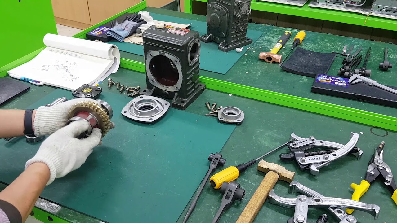 [전기야놀자이창우] 기계정비산업기사_감속기 분해