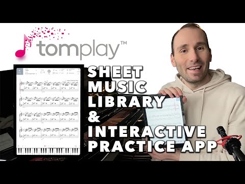 Tomplay - Best Piano Sheet Music Library & Interactive Practice App | BlackFriday 40% off