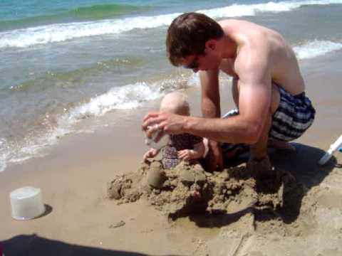 Jonelle's first day at the beach!