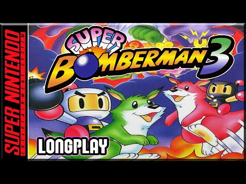 Super Bomberman 3 - Full Game 100% Walkthrough | Longplay - SNES