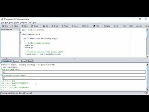 Double Precision Math In Dr Java