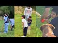 Kareena Kapoor With Taimur And Jeh Ali Khan Playing Cricket And Enjoying Beautiful Moments