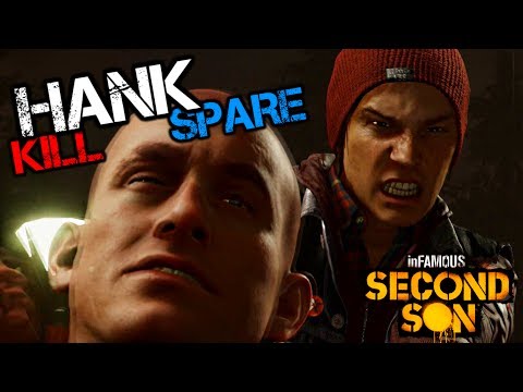 inFAMOUS Second Son - Kill or Spare Hank Karma Scene [HD] 1080p