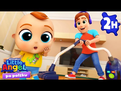 Każdy ma jakieś zadanie | Piosenki Dla Dzieci 👼🏻 Little Angel Po Polsku 2 godziny