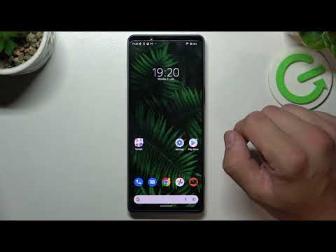 How to Remove/Restore Messages Icon from/to Home Screen on SONY XPERIA 1 IV - Adjust Screen Icons