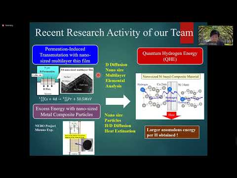 2021 ICCF-23 – Yasuhiro Iwamura, “Progress in Energy Generation Research using Nano-Metal ...”