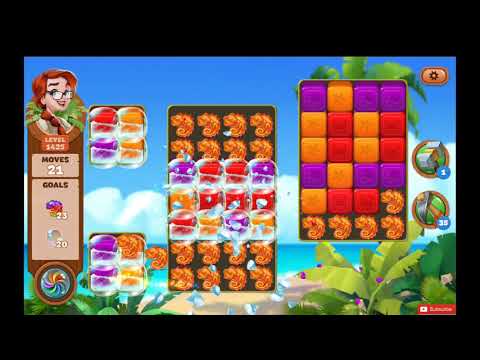 Lost Island Blast Adventure Level 1425 NO BOOSTERS - A S GAMING ✔