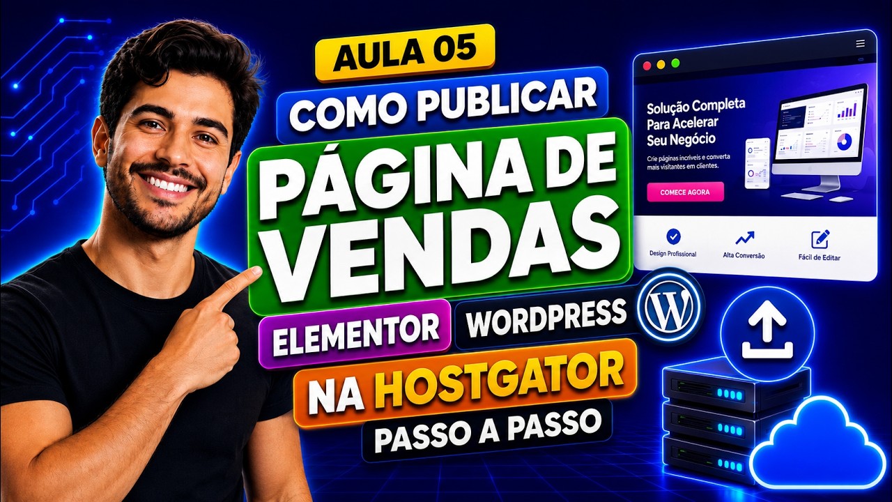 Aula 5 - Publicando landing page Elementor na HostGator