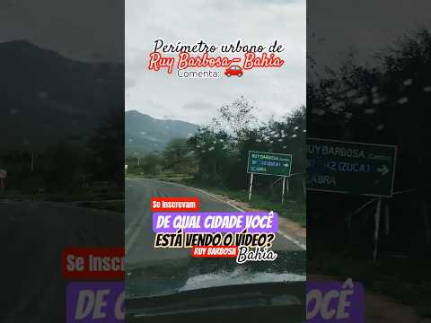 🌎🇧🇷🚗 Ruy Barbosa - Bahia #ruybarbosa #bahia #ipameri #mairi #macajuba #itapetim #nordeste #df #ipu