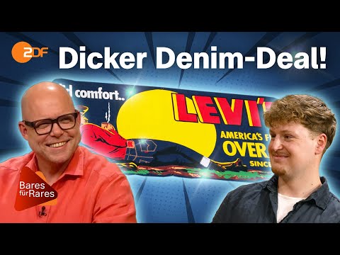 Original Levi's! Startgebot für ikonisches Banner zieht Expertise die Hose aus! | Bares für Rares