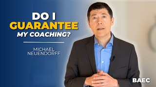 Do I guarantee my executive coaching services? | BAEC Executive Coaching Series