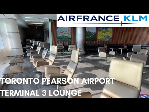 Lounge da Air France/KLM | Terminal 3 do Aeroporto Pearson de Toronto