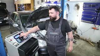 Станция для заправки автокондиционеров NORDBERG NF22L, автоматическая, 130 л/мин