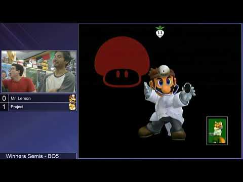 GSS 114 SSBM - Mr. Lemon (Dr. Mario) vs. Project (Fox) - Melee WSF