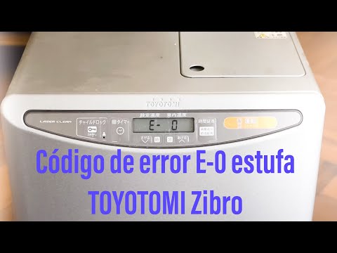 Error E-0 estufa TOYOTOMI Zibro